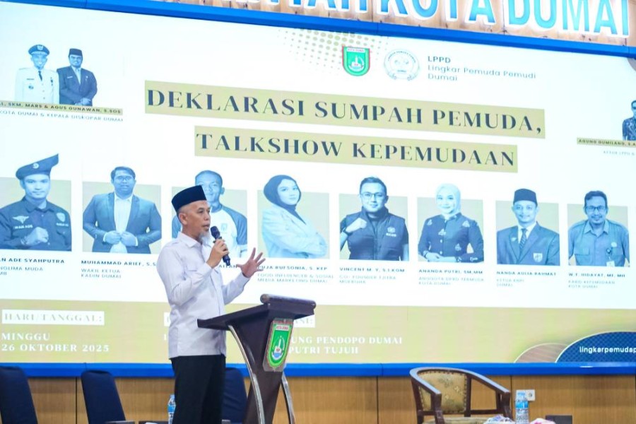 Semangat Sumpah Pemuda, Wali Kota Dumai Dorong Generasi Muda Berinovasi dan Bersatu