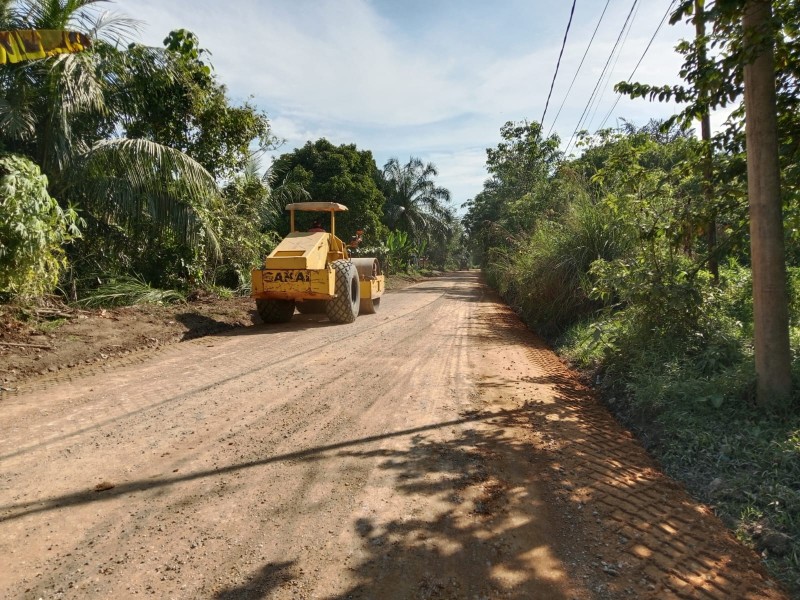 Pemkab Rokan Hulu Percepat Perbaikan Jalan Antar Desa, Wujudkan Pemerataan Pembangunan
