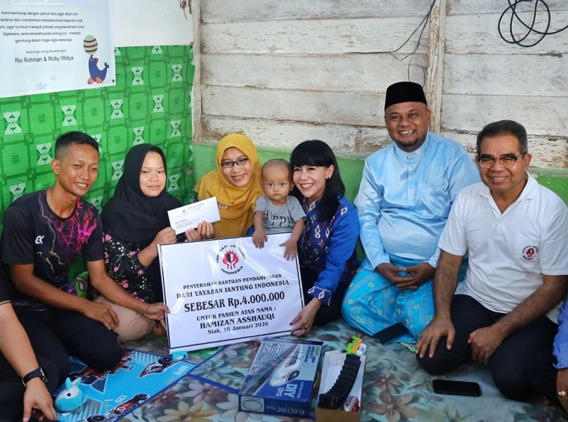 Pemkab Siak Dukung Balita Penderita Jantung Bawaan melalui Bantuan Yayasan Jantung Indonesia