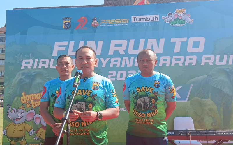 Demi Kelancaran Bhayangkara Run, Kapolda Riau Sampaikan Permohonan Maaf atas Penutupan Jalan