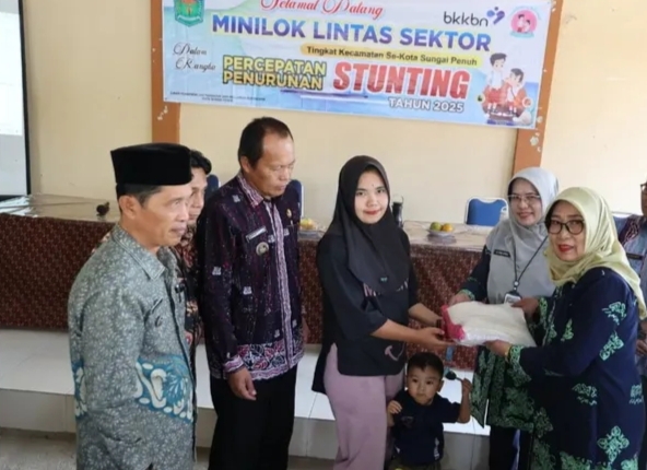 Wawako Azhar Buka Kegiatan Minilok Lintas Sektor Tingkat Kecamatan Se - Kota Sungai Penuh