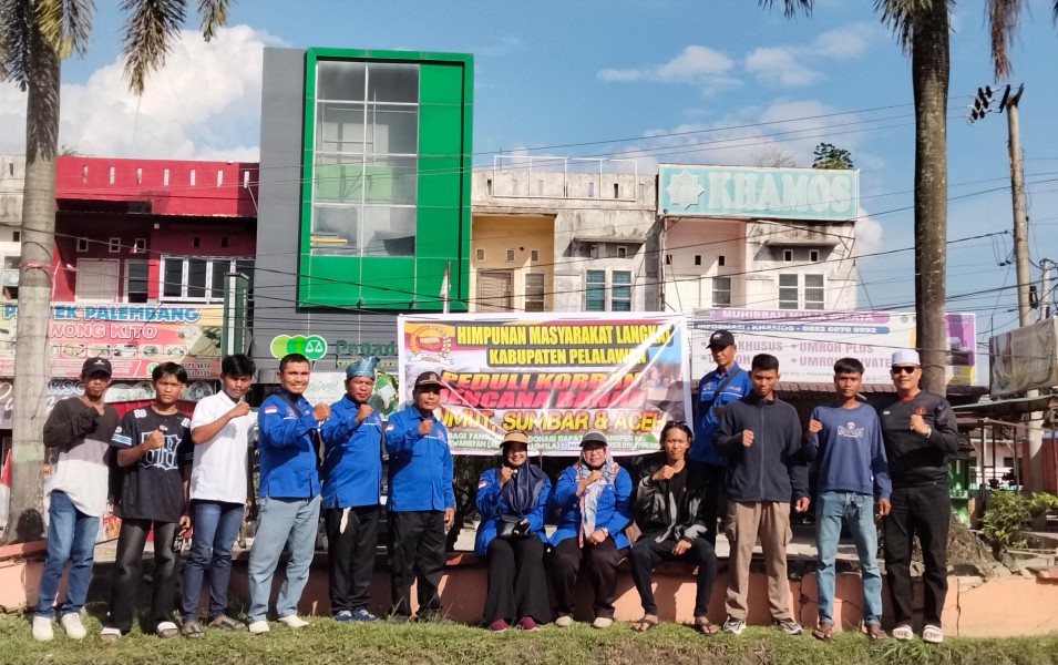 HIMALA Pelalawan Gelar Aksi Galang Dana di Lintas Timur, Terkumpul Rp3,6 Juta di Hari Pertama