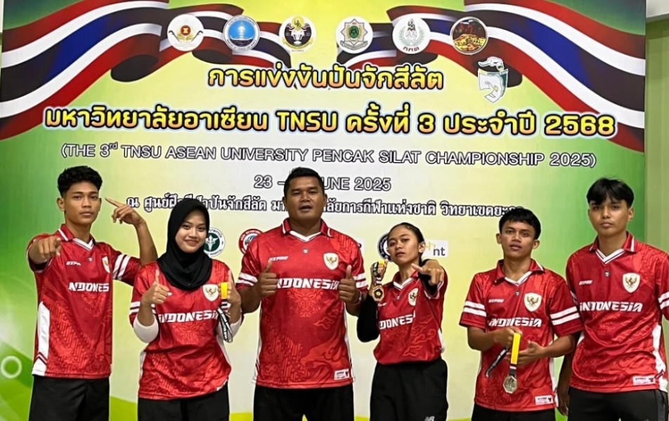 Harumkan Indonesia di Kejuaran Internasional, Mahasiswa Unilak Raih Medali Perak dan Perunggu di Thailand