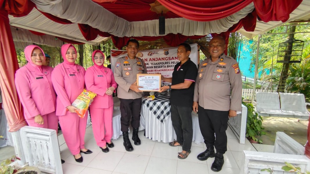 Bhayangkara ke-80, Polres Pelalawan Pererat Silaturahmi dengan Para Pejuang Pengabdian