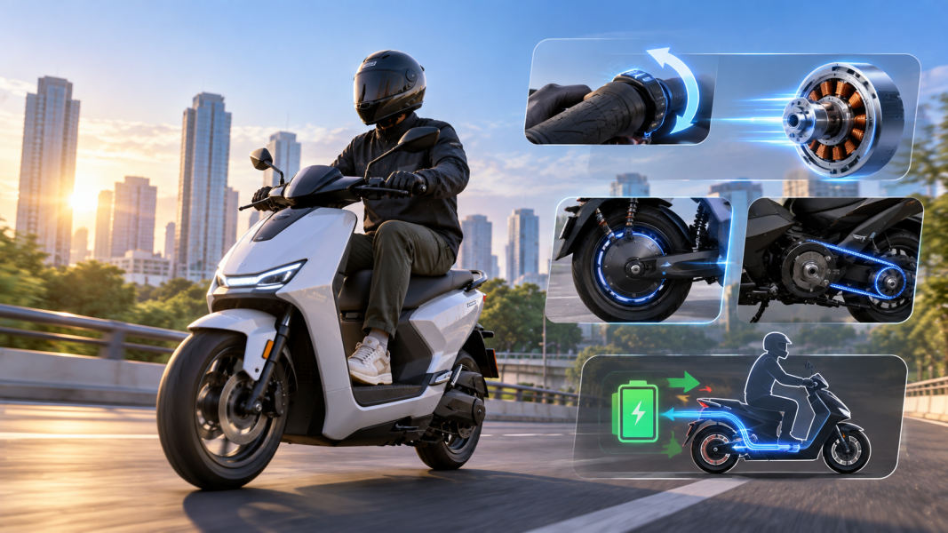 Hendro Sutono Bedah Karakter Torsi Instan dan Sistem Rem Regeneratif Motor Listrik