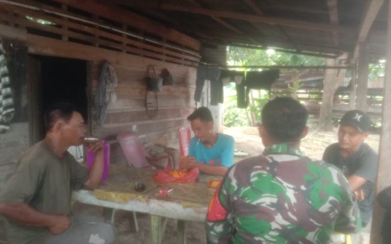 Koramil 03 Gelar Komunikasi Sosial, Bangun Keharmonisan dengan Masyarakat