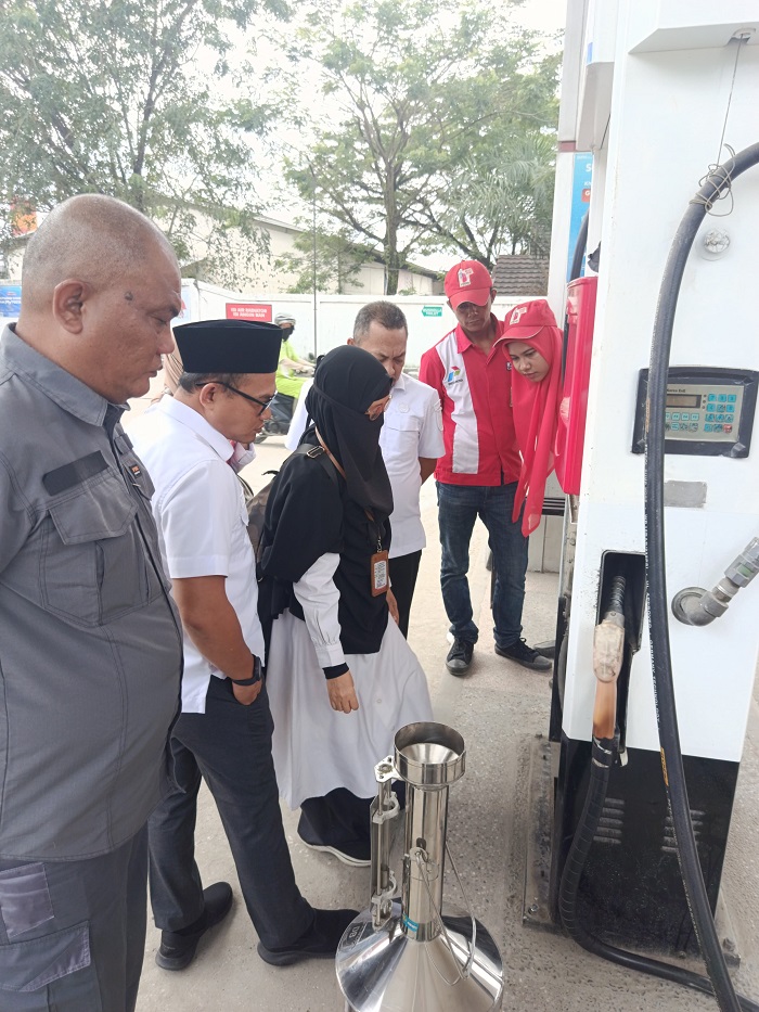 Jamin Hak Konsumen Jelang Mudik, Disperindag Pekanbaru Pastikan Takaran BBM di SPBU Akurat