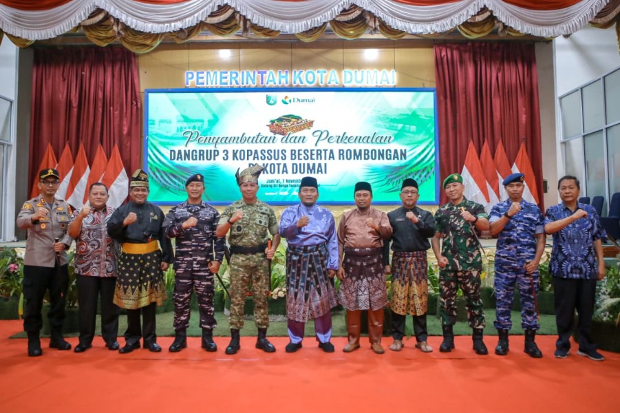 Wawako Sugiyarto Sambut Hangat Kunjungan Komandan Grup 3 Kopassus Brigjen TNI Bram Pramudia