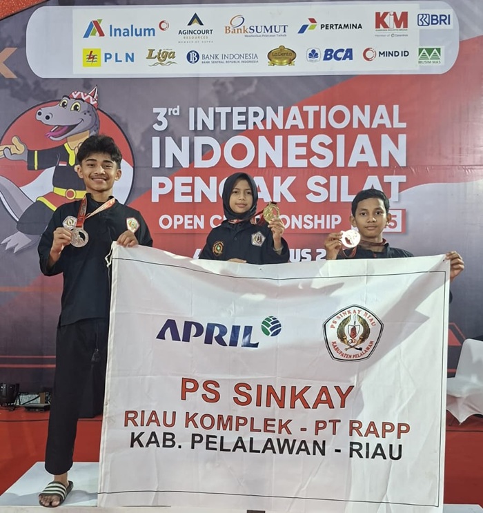 PS Sinkay RAPP Sabet Tiga Medal di Kejuaraan Silat Internasional