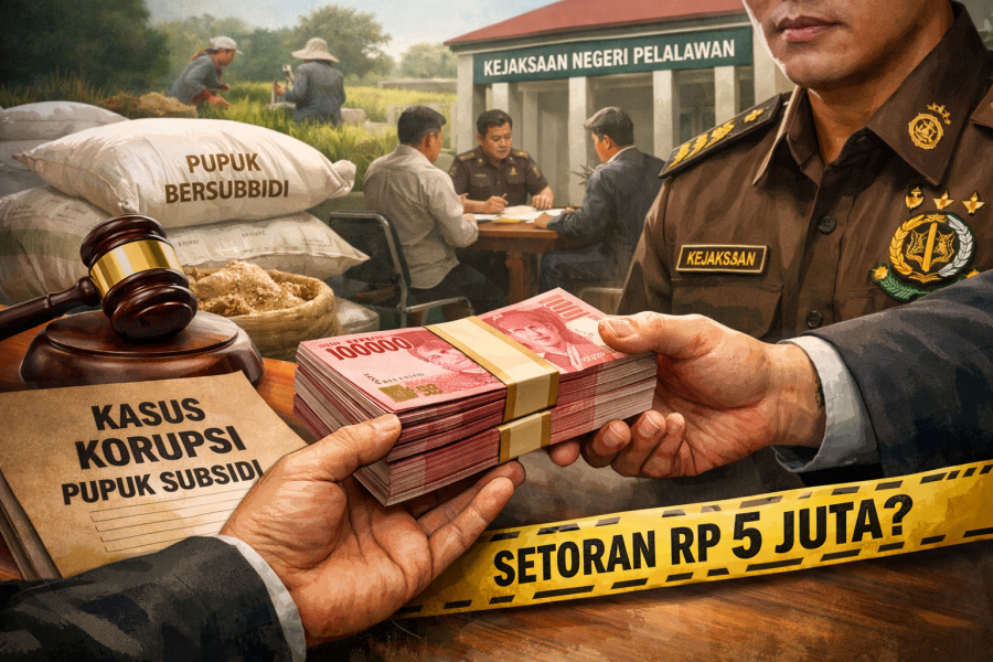 Isu Setoran Rp5 Juta Warnai Penanganan Kasus Pupuk Subsidi di Kejari Pelalawan