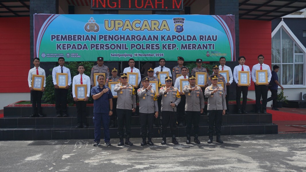 Kapolda Riau Irjen Pol Herry Heryawan Apresiasi Semangat Polres Meranti Dalam memberantas Narkoba