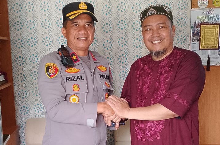 Melalui Silaturahmi, Kapolsek Minas Gandeng MUI Ciptakan Kamtibmas Aman