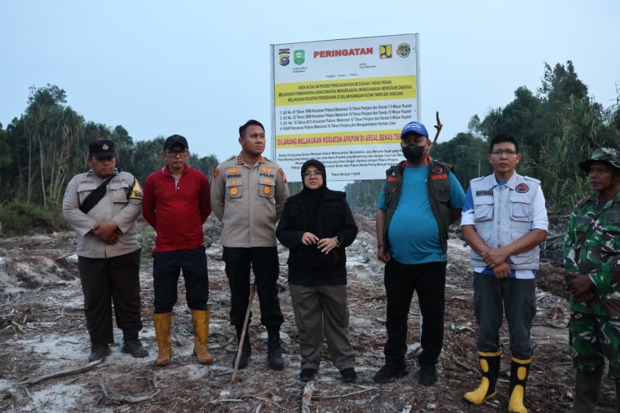 Bupati Siak Pastikan Wilayahnya Zero Firespot Usai Padamkan Karhutla 40 Hektare