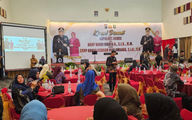 Kenal Pamit Kapolres Dumai Dihadiri Pelindo Dumai