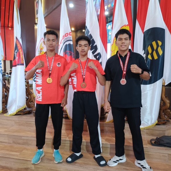 Tiga Petarung MMA Asal Siak Harumkan Daerah di Kejurnas Dankor Brimob Depok