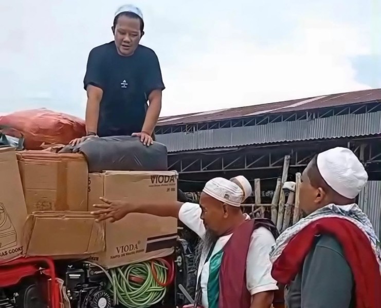 Jamaah Tabligh Riau Salurkan Bantuan ke Aceh Tamiang, Dapur Umum 500 Porsi Setiap Waktu Makan