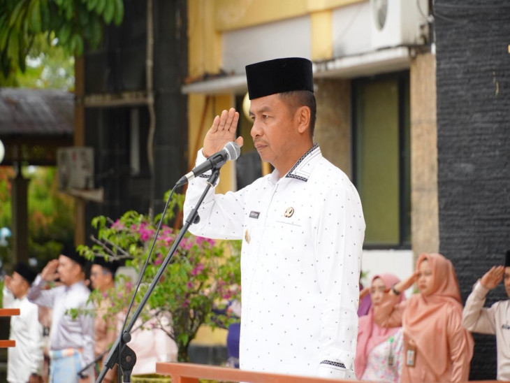 Awali Tahun 2026, Bupati Kampar Ahmad Yuzar Pimpin Apel Gabungan ASN dan PPPK