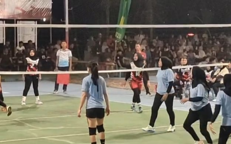 Final Voli Dandim Cup 2025 Meriahkan HUT RI ke-80 di Kota Dumai