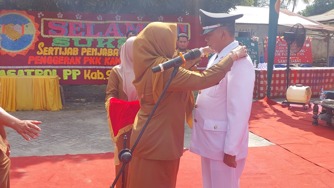 Riduan Resmi Dilantik Sebagai Pj Penghulu Kampung Minas Barat