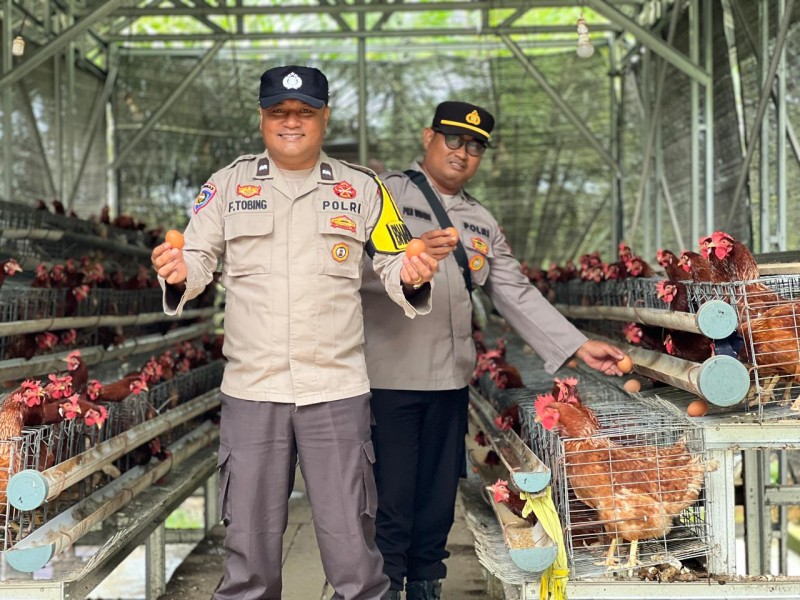 Target Ketahanan Pangan Bagi Warga, Ini Yang Dilakukan Jajaran Polres Inhu