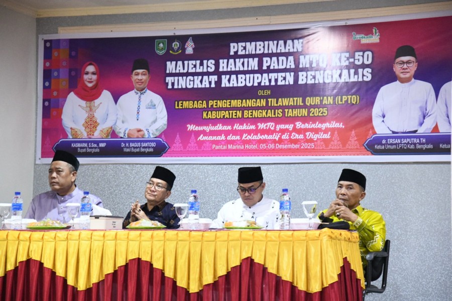 Jelang MTQ ke-50, LPTQ Bengkalis Gelar Pembinaan Majelis Hakim