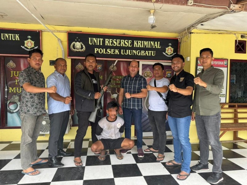 Buron Dua Bulan, Pelaku Penembakan Dibekuk Polsek Ujungbatu