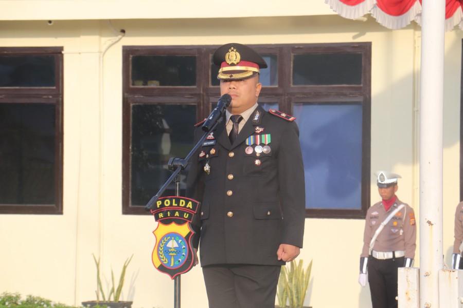 Polres Pelalawan Gelar Upacara HUT RI ke-80 dengan Khidmat dan Penuh Semangat