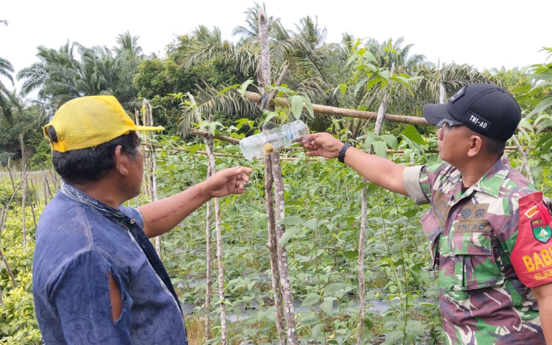 Koramil 02 Ajak Petani Dumai Tingkatkan Hasil Panen Melalui Pendampingan