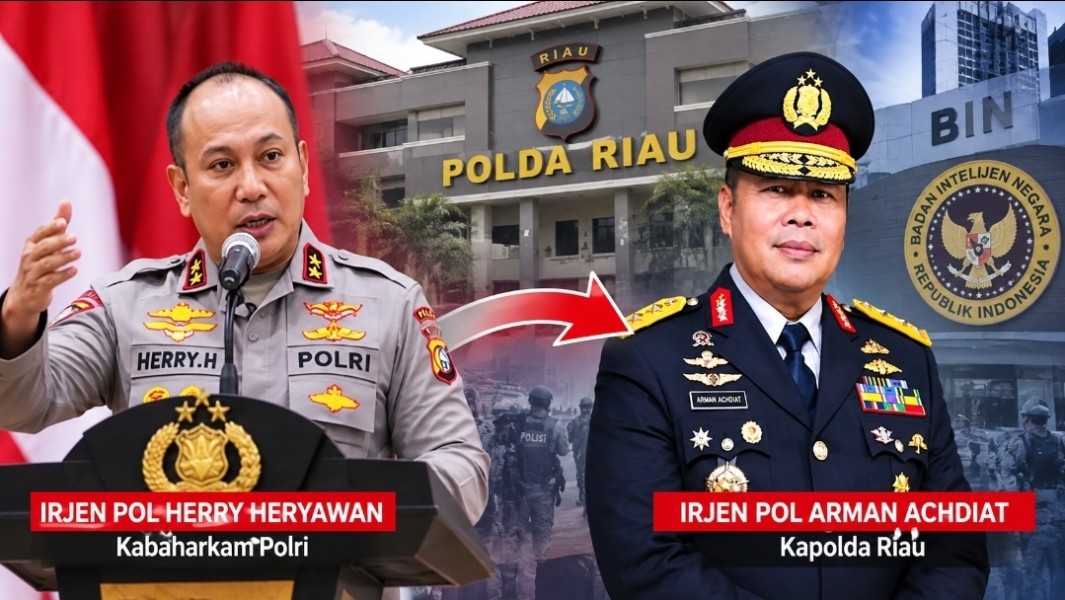 Kapolda Riau Berganti, Irjen Arman Achdiat dari Penugasan BIN Ditunjuk Gantikan Herry Heryawan