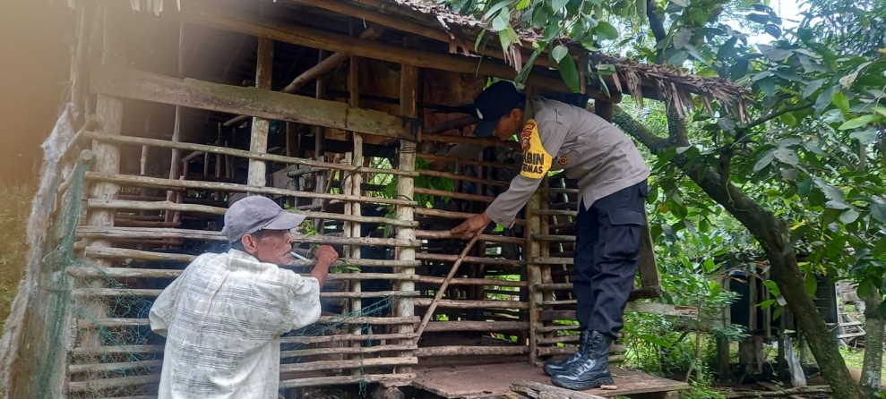 Polsek Merbau Perkuat Ketahanan Pagan Lewat Pendampingan Perternak dan Nelayan