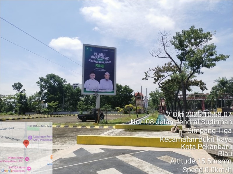 Baliho Pelajar Masuk Masjid Viral, Kini Mulai Merambah Pusat Kota