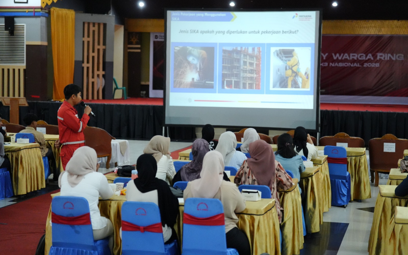 Pertamina Patra Niaga Refinery Unit Dumai Gelar Pelatihan Basic Safety untuk Warga Ring I