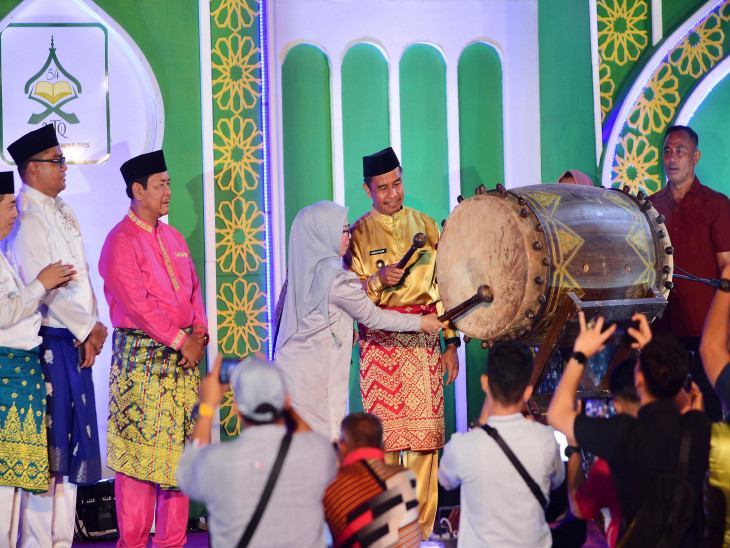 Bupati Kampar Resmi Buka MTQ ke-54, 646 Kafilah Siap Tampilkan yang Terbaik