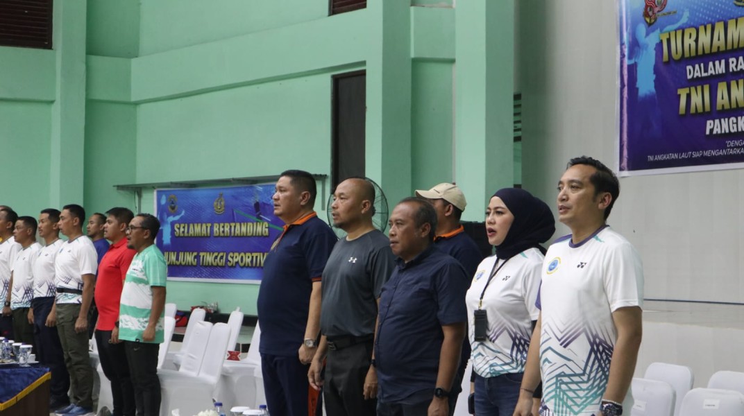Sinergi Lewat Olahraga, Pelindo Dumai Hadir di Turnamen Badminton HUT TNI AL