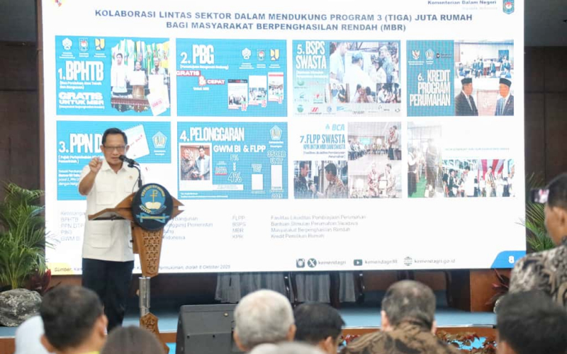 Mendagri Ajak Perguruan Tinggi Dukung Program Tiga Juta Rumah