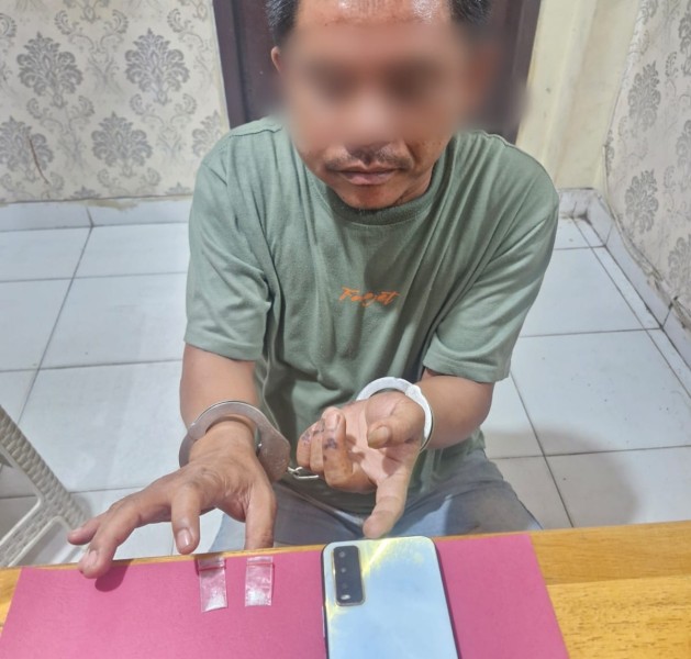 Polres Siak Tangkap Pengedar Shabu di Kandis, Satu Pemasok Masih Buron
