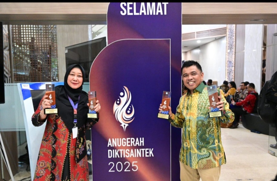 Unri Sabet Empat Penghargaan di Anugerah Diktisaintek 2025