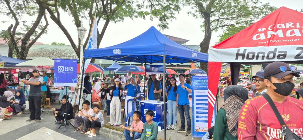 BRI Cabang Perawang Hadirkan Layanan Konsultasi di Kawasan CFD Taman Motuyoko