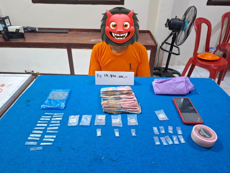 Polsek Enok Ringkus Pelaku Penyalahgunaan Narkotika