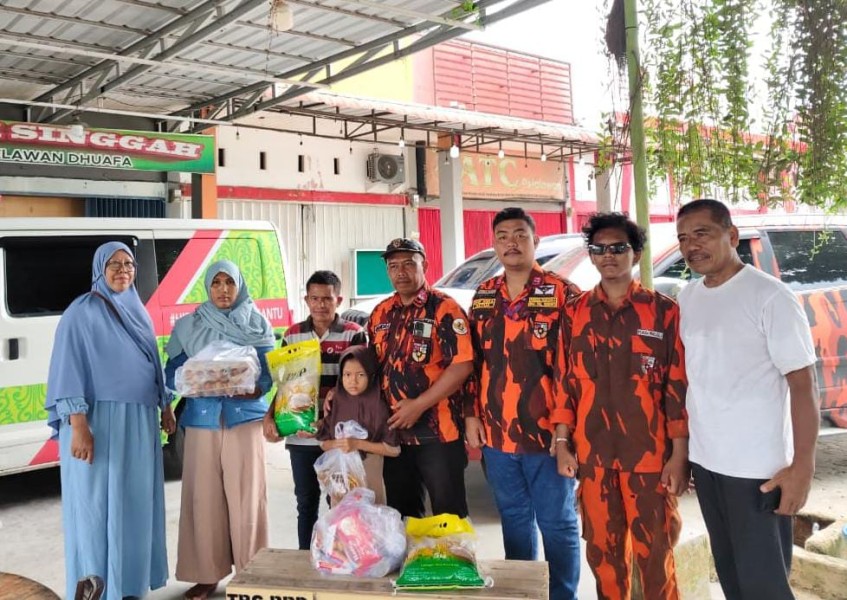 Pemuda Pancasila Pelalawan Berbagi: Santuni Anak Gizi Buruk di Rumah Dhuafa