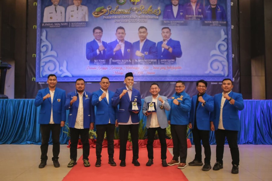 Pengurus DPD KNPI Kota Dumai 2025-2028 Resmi Dilantik, Wali Kota Ajak Pemuda Bersinergi