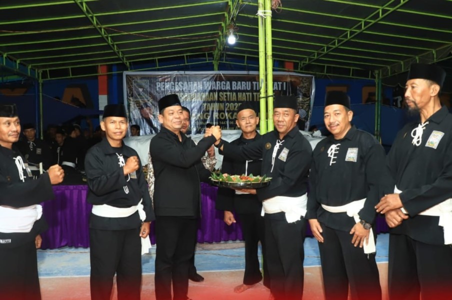 Wabup Rohul Hadiri Malam Pengesahan 146 Calon Warga Baru PSHT: Tanamkan Nilai Persaudaraan & Moral Bangsa