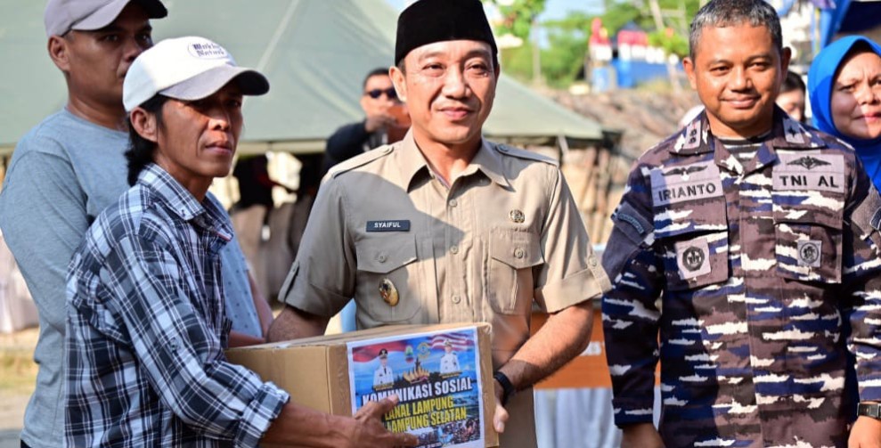 HUT Kodaeral III, Lanal Lampung dan Pemkab Lamsel Gelar Baksos hingga Layanan Kesehatan Gratis di Dermaga Bom