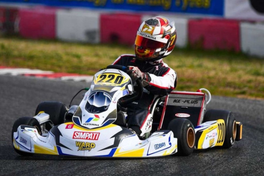 Qarrar Firhand Tunjukkan Mental Juara di South Garda Karting