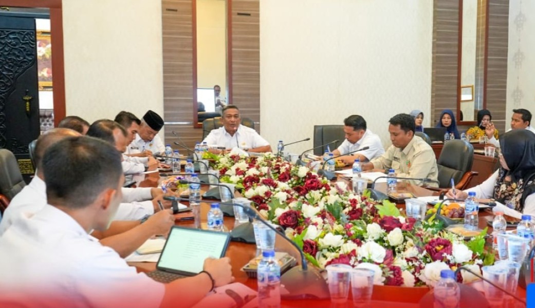 Bupati Rohul Pimpin Rakor Pemanfaatan Pasar Modern untuk Tingkatkan PAD dan Pelayanan Masyarakat