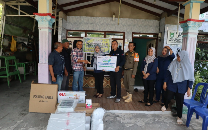 Komitmen TJSL, Pelindo Dumai Dukung Peningkatan Layanan Kesehatan Posyandu