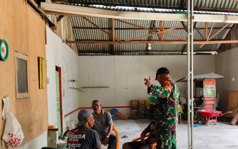 Koramil 02 dan SKK Migas Laksanakan Patroli Pengamanan Jalur Pipa Minyak PT PHR