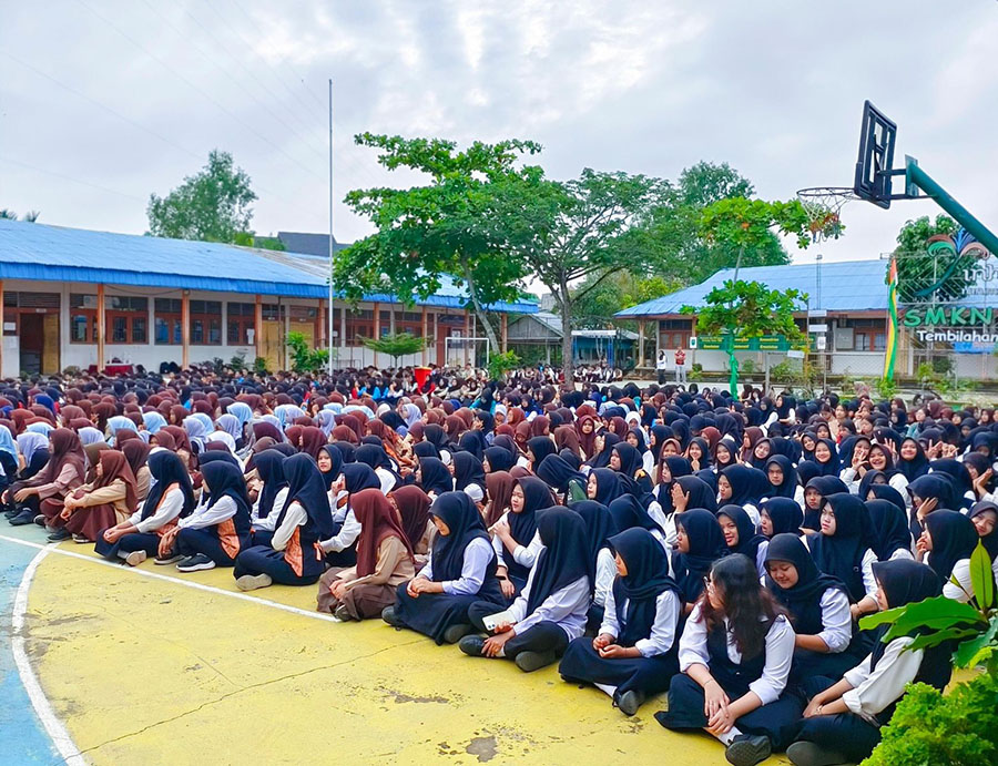 SMSI Inhil Edukasi Pelajar Cerdas Bermedia dan Anti Hoaks