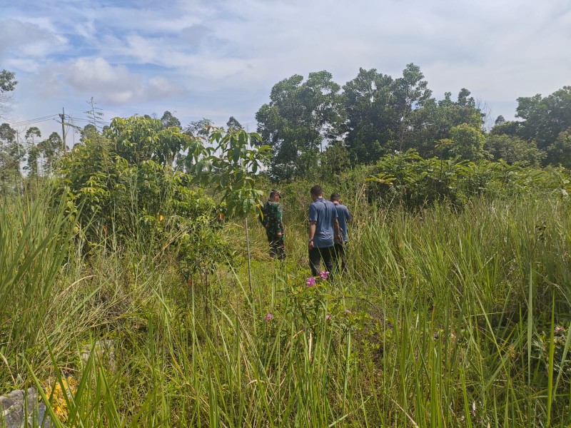 Serka A. Sigalingging Patroli Karhutla di Pinang Sebatang Timur, Situasi Aman