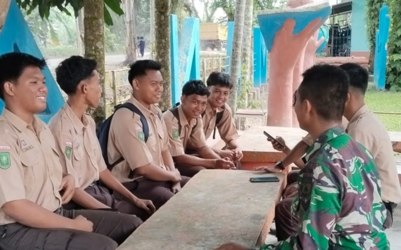 Kodim Dumai Gencarkan Sosialisasi Rekrutmen TNI AD di Sekolah Wilayah Sungai Sembilan